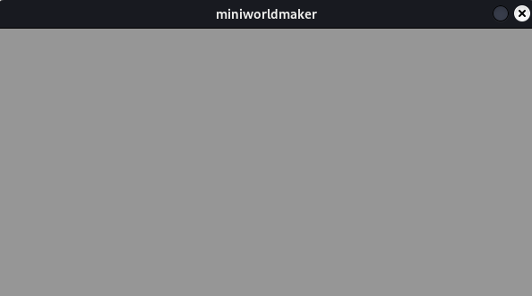 First Miniworldmaker Example